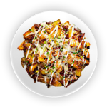 Pork Gyro Loaded Fries 