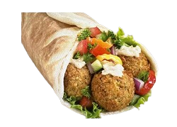 Falafel Garlic Pita 